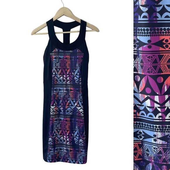 Title Nine Small Dress Sleeveless Stretch Athletic Shelf Bra Knee Length Womens - Picture 1 of 12